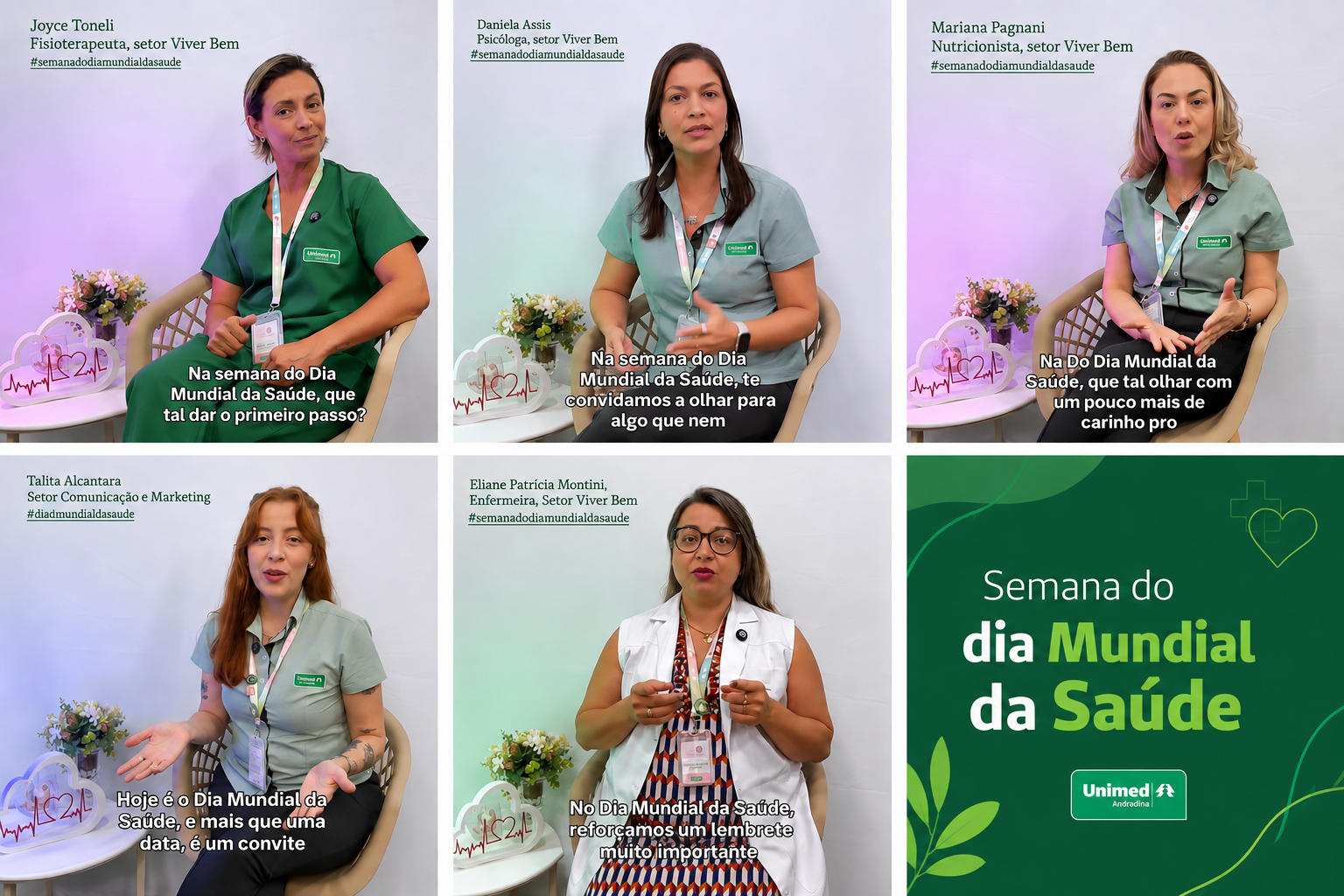 Programa de Saúde do Colaborador promove Semana da Saúde em alusão ao Dia Mundial da Saúde
