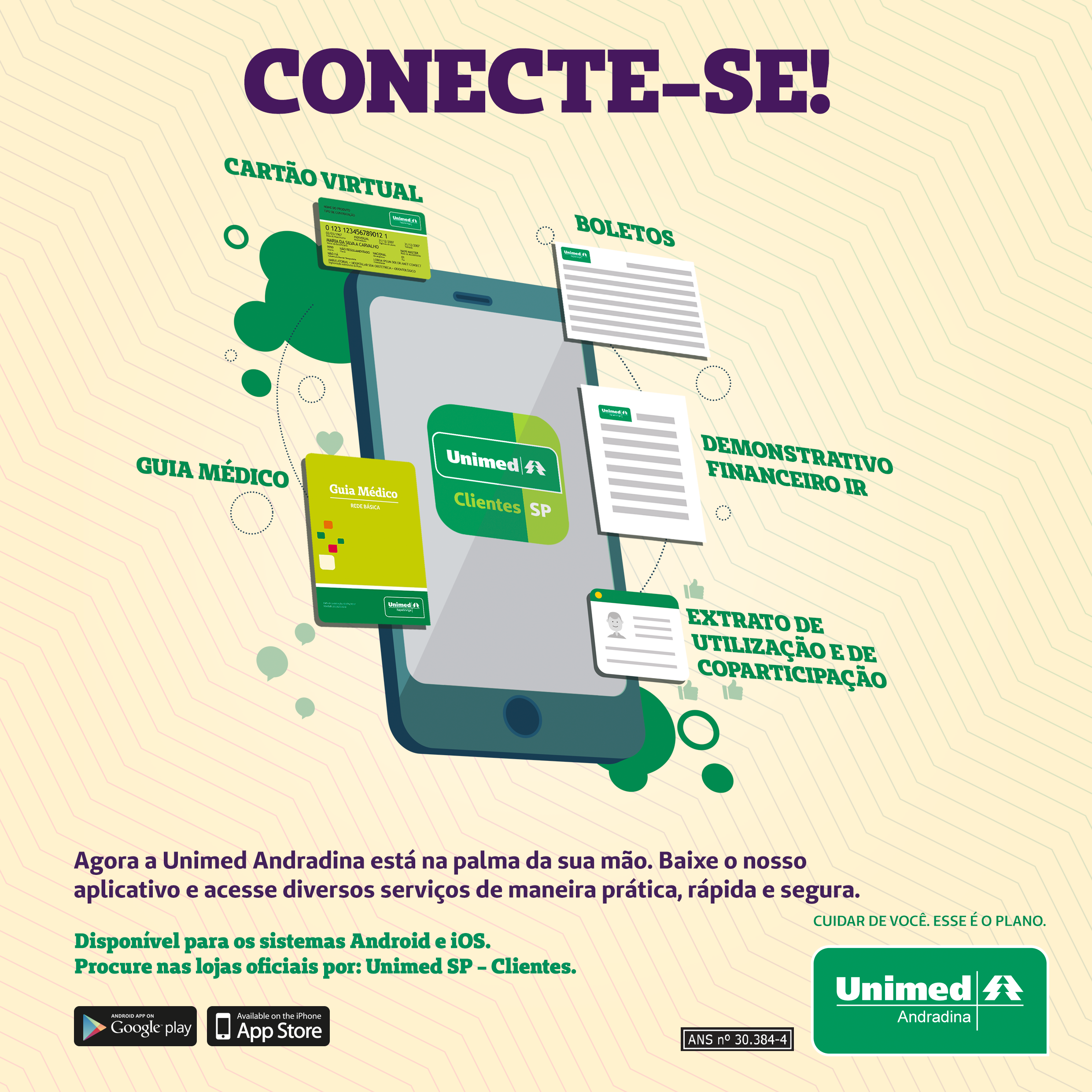 Unimed Andradina lança aplicativos para beneficiários e cooperados