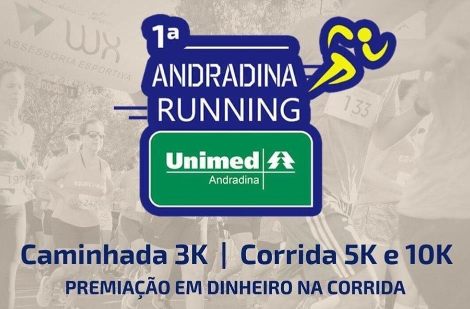 Últimos dias para se inscrever na 1ª Andradina Running Unimed