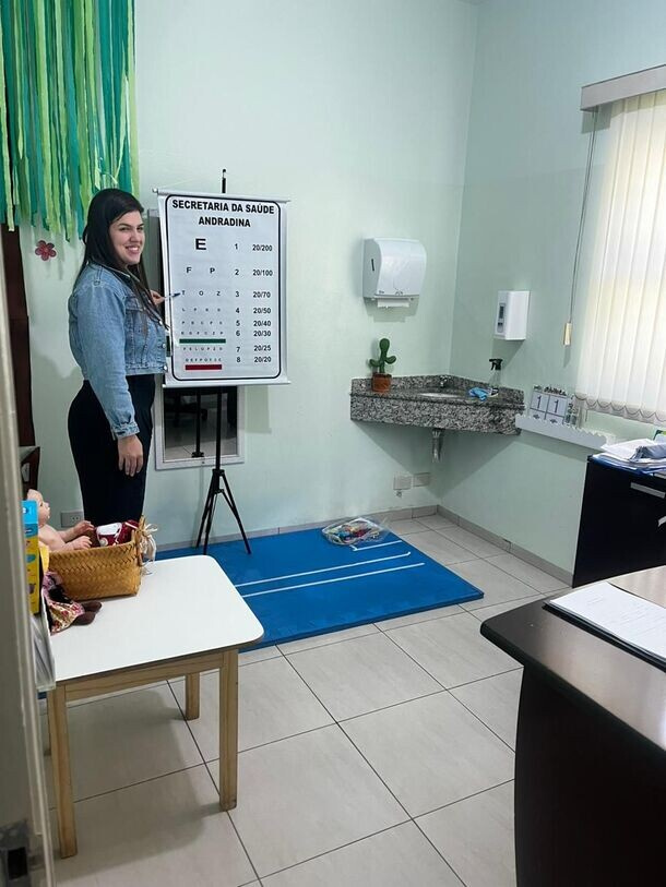Unimed Andradina realiza ação de saúde ocular para colaboradores