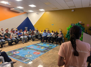 Unimed participa da SIPAT da Usina Viralcool com ação de promoção à saúde