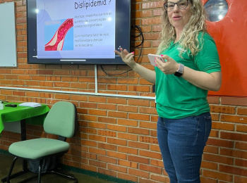 Grupo de Gerenciamento de Doenças Crônicas participa de palestra