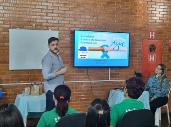 Novembro Azul é tema de palestra aos colaboradores da Unimed Andradina