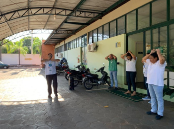 Colaboradores da Unimed Andradina participam do Dia do Desafio