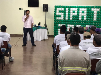 Unimed Andradina participa de SIPAT na Usina Viralcool