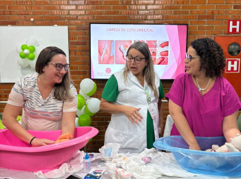 Encontro de Gestantes reforça cuidados essenciais com o recém-nascido