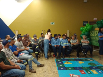 Unimed participa da SIPAT da Usina Viralcool com ação de promoção à saúde