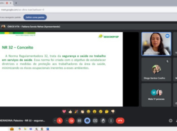 Unimed Andradina realiza treinamento sobre NR32 com seus colaboradores