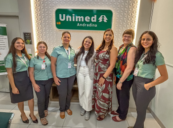 Unimed Andradina recebe visita da equipe de DHI da Unimed Fesp