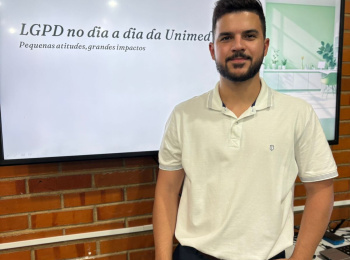 Colaboradores participam de palestra sobre LGPD, Inteligência Artificial e boas práticas no ambiente de trabalho