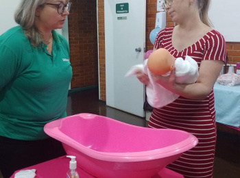 Viver Bem realiza palestra sobre preparação para parto e cuidados com recém-nascido