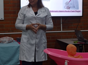 Viver Bem realiza palestra sobre preparação para parto e cuidados com recém-nascido