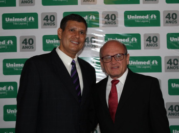 Diretores da Unimed Andradina participam dos 40 anos da singular de Três Lagoas