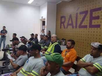 Unimed Andradina realiza palestra na Usina Raízen