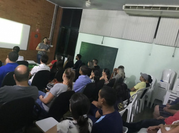Gestantes participam de curso de Acompanhante de Parto