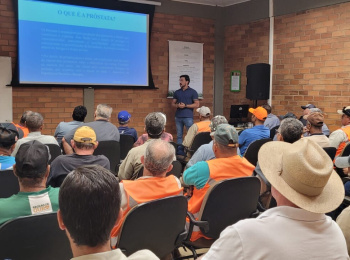  Palestra Novembro Azul na Usina Ypê: cuidado e informação para a saúde do homem