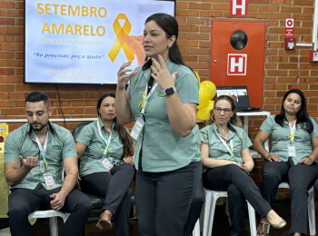 Setembro Amarelo é tema de roda de conversa com colaboradores da Unimed Andradina
