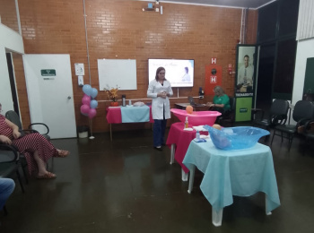 Viver Bem realiza palestra sobre preparação para parto e cuidados com recém-nascido