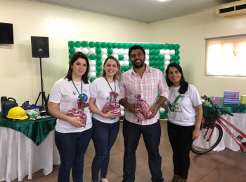 Unimed Andradina participa de SIPAT na Usina Viralcool