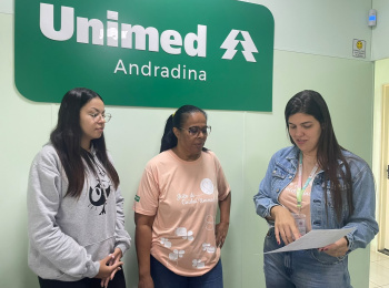 Unimed Andradina reforça a importância da higiene das mãos em ação com colaboradores