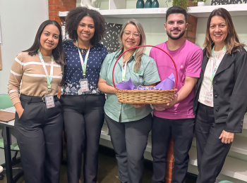 Unimed Andradina realiza ação de conscientização sobre o Agosto Lilás