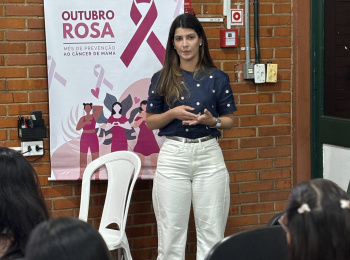  Outubro Rosa: palestra para colaboradores reforça prevenção e inspira com relato de superação