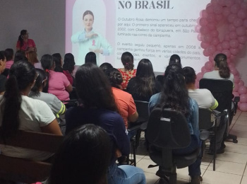 Unimed Andradina ministra palestra sobre Outubro Rosa na Usina Raízen