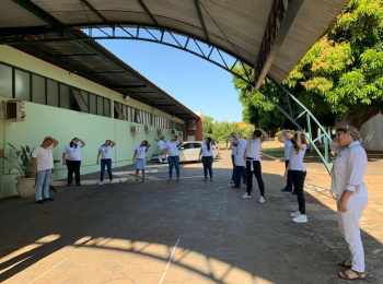 Colaboradores da Unimed Andradina participam do Dia do Desafio