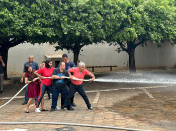 Colaboradores participam de curso de formação da Brigada de Incêndio e Emergência