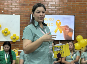 Setembro Amarelo é tema de roda de conversa com colaboradores da Unimed Andradina