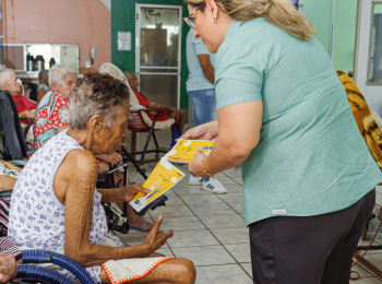 Unimed celebra o Dia do Idoso com ação especial no Asilo São Vicente de Paula