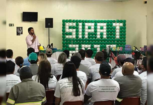 Unimed Andradina participa de SIPAT na Usina Viralcool