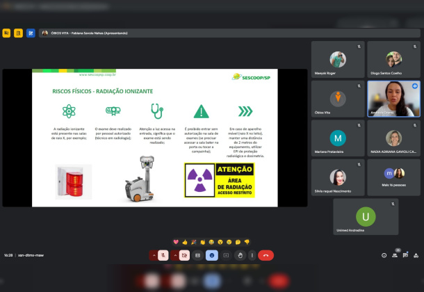Unimed Andradina realiza treinamento sobre NR32 com seus colaboradores