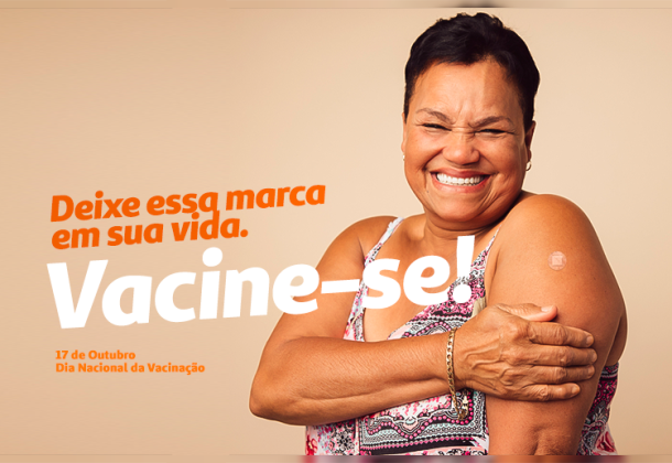 Deixe essa marca em sua vida. Vacine-se!