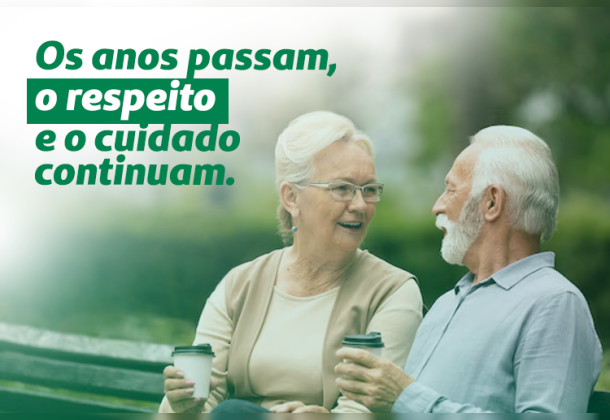 Os anos passam, o respeito e o cuidado continuam.