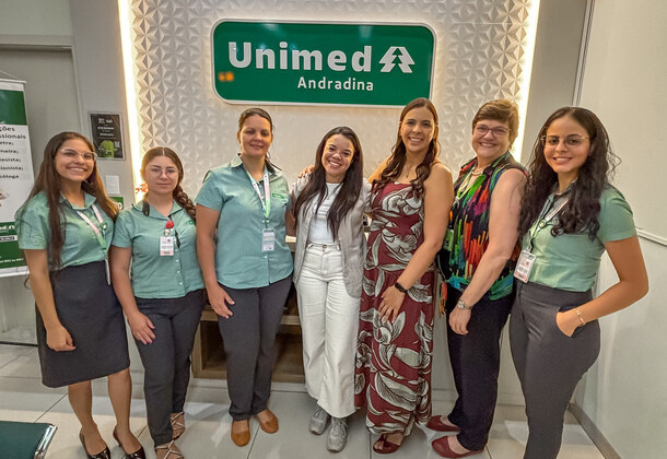 Unimed Andradina recebe visita da equipe de DHI da Unimed Fesp