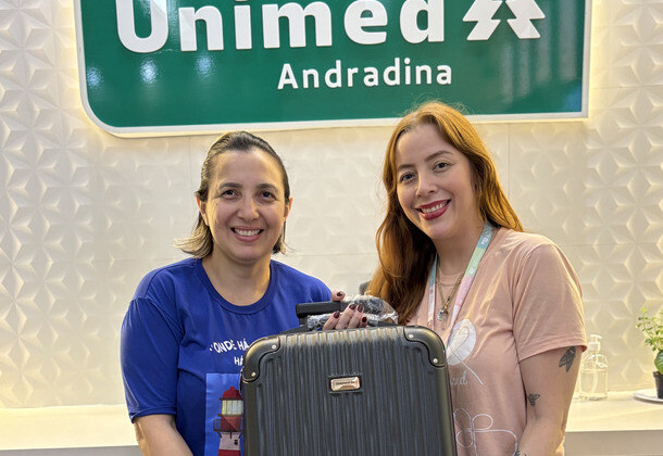 Beneficiária da Unimed Andradina é premiada no sorteio da Campanha de Atualização Cadastral