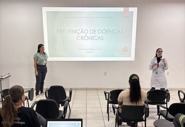 Unimed Andradina promove palestra sobre doenças crônicas na Usina Raízen