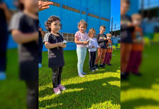 CTE da Unimed Andradina realiza piquenique com crianças e famílias