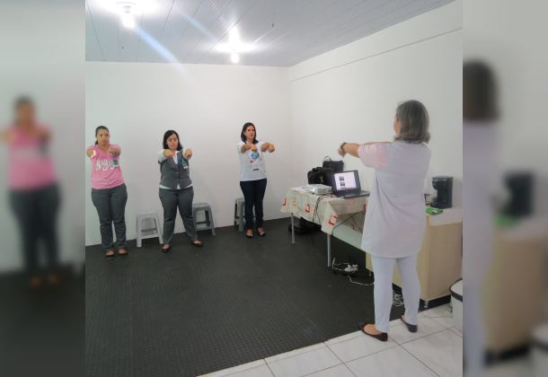 Unimed Andradina leva projeto “Alonga-se” para as regionais.