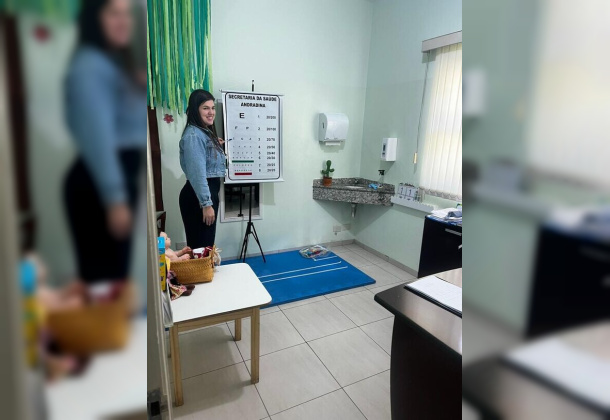 Unimed Andradina realiza ação de saúde ocular para colaboradores