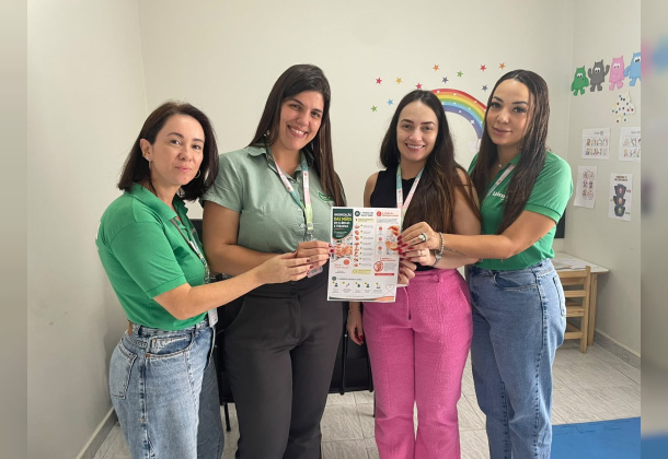 Unimed Andradina reforça a importância da higiene das mãos em ação com colaboradores
